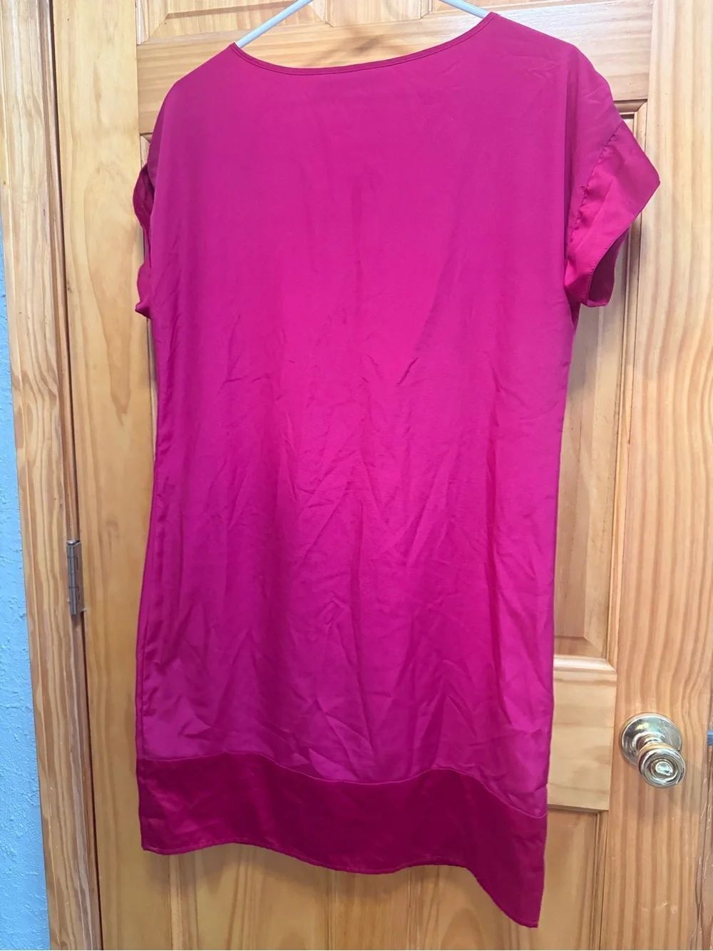 The Limited Women's Magenta Short-Sleeve dress size M - Picture 6 of 8